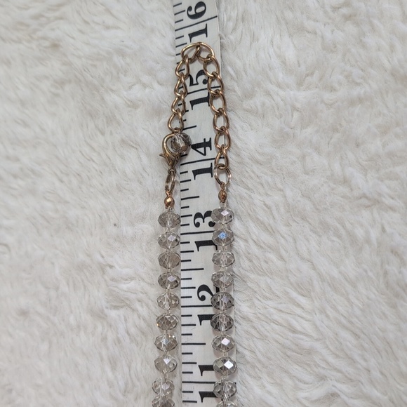 Necklace, Multi-Faceted Crystal Beaded - Picture 7 of 10